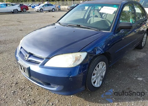 2005 Honda Civic Lx from USA, damaged, VIN 2HGES16525H502294